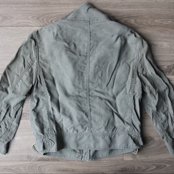 Club Monaco Army Green Light Utility Jacket - Picture 3 of 5
